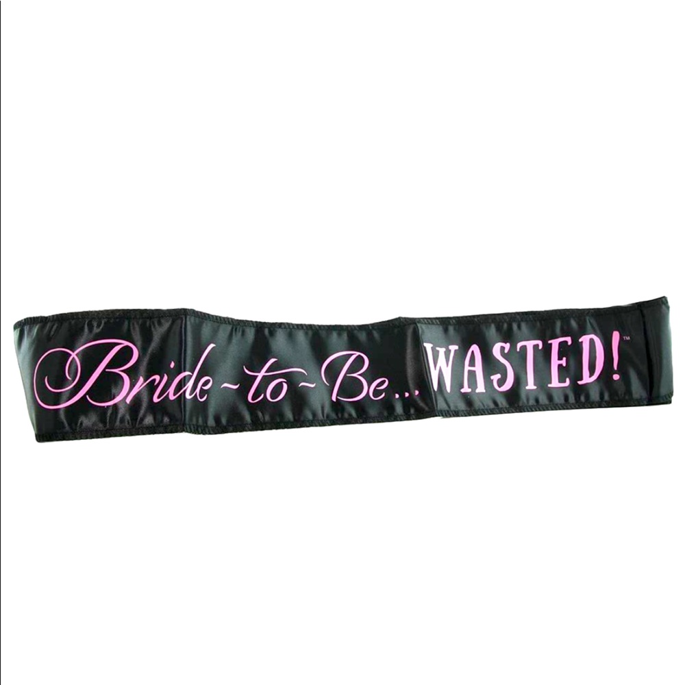 NWT Bride-to-be Wasted Sash